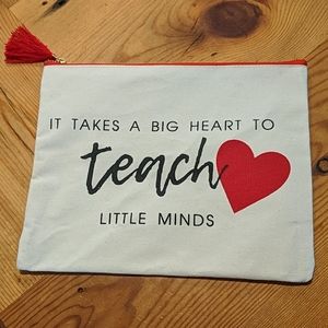 🌟5/$25! Teacher zip pouch
